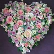 Mixed Flowers Heart