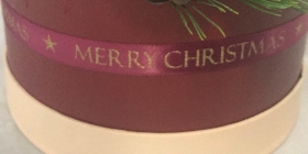 Merry Christmas hat box